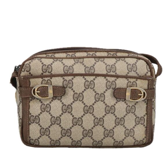 Gucci Gg Supreme Shoulder Bag Pvc Beige #156740G21B - Picture 13 of 15